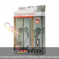 Mágneses mintás szúnyogháló függöny ajtóra fiú + lány 100x210 cm