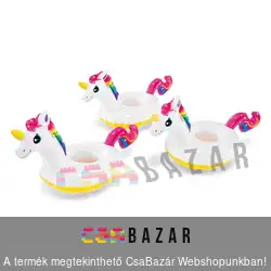 Felfújható italtartó unikornis 3db-os szett Intex 57506