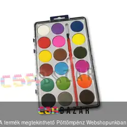 Vízfesték készlet 18db-os nagy méretű