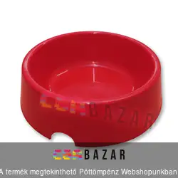 Műanyag nagy kutyatál 26x7 cm