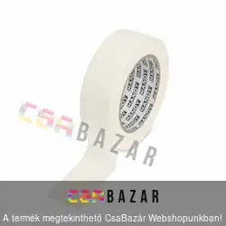 Maszkolószalag - vízbázisú ragasztóval - 50 m x 36 mm - fehér