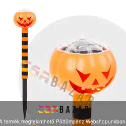 Led-es szolár lámpa - töklámpás