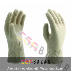 Fehér védő kesztyű 10-es méret