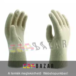 Fehér védő kesztyű 8-as méret