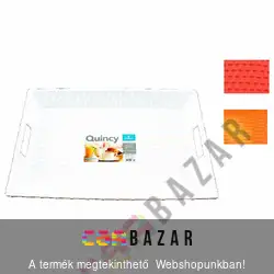 Rattan hatású,magas falú tálca