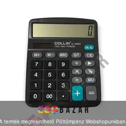 Számológép nagy kijelzővel JL-666S napelemes
