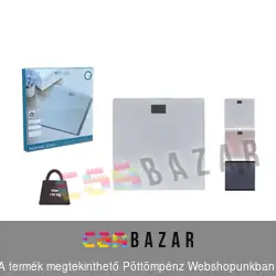 Digitális személymérleg - színes üveg