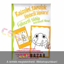 Készségfejlesztő rajztábla Rajzolj rá és töröld le! béka