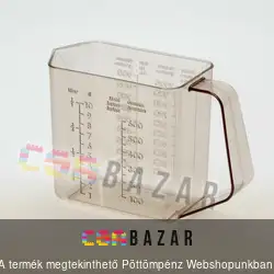 Mércés kancsó 1 L szögletes
