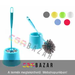 Wc kefe tartóval színes