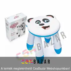 Pandás gyerek zsámoly, sámli