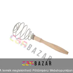 Fa nyelű rugós habverő