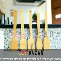 Bambusz fakanál készlet 5 db-os