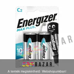 2 db-os Energizer C-LR14 1,5V max plus baby elem bliszter
