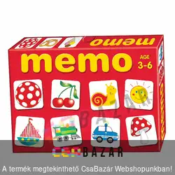 Memória társasjáték óvodás jelek