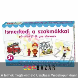 Ismerkedj a szakmákkal - párosító játék