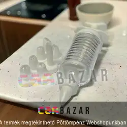 Tortadíszítő, hidegtál készítő fecskendő