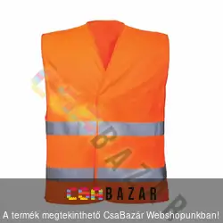 Láthatósági mellény narancs XL