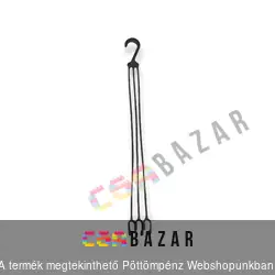 Függőcserép akasztó - antracit