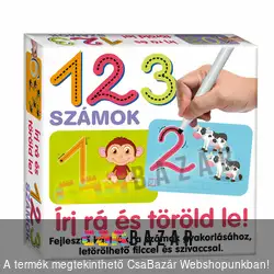 Írj rá és töröld le: 123 - számok