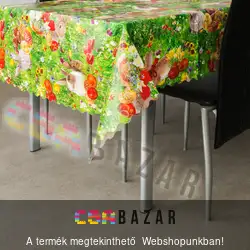 Húsvéti asztalterítő 100x140 cm viaszos vászon