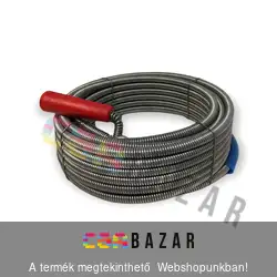 Csőtisztító spirál 10m