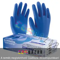 Kék eldobható nitril kesztyű XL-es 100db-os - Blueracer