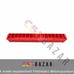 Baromfi, csirke etető, vályú ráccsal 50 cm