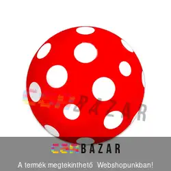 Óriás pöttyös gumilabda 60 cm