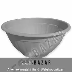 Virágkehely virágtál 47,5 cm alj nélkül antracit