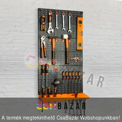 Fali szerszám rendszerező, szerszámtartó tábla 3 db x 50 x 33 cm