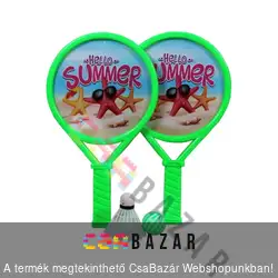 Strand teniszütő szett dobolós