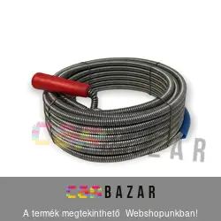 Csőtisztító spirál 3m