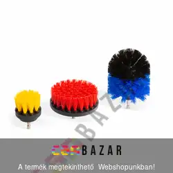 Tisztítókefe szett fúrókhoz - 3 db / szett