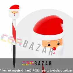 Led-es szolár lámpa - mikulás