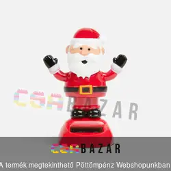 Karácsonyi szolár dekoráció mikulás