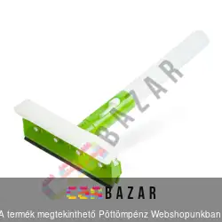 Ablaktisztító szivacs tartállyal és vízlehúzó gumival