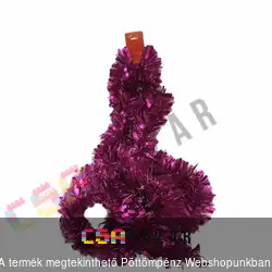 Fenyő boa, girland 10 cm / 2 m - lila