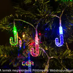 Fényfüzér - LED - nyalóka 2m