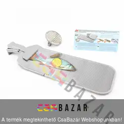 Halpikkelyező halpucoló deszka műanyag