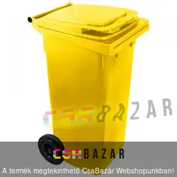 Gurulós kuka Sárga 120 L