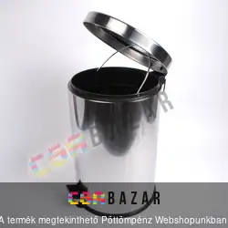 Króm pedálos szemetes kuka 30 literes
