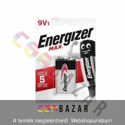 Energizer Max 9V Alkaline elem