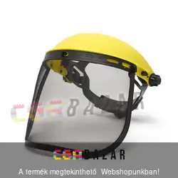 Arcvédő rostély homlokpánttal