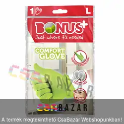Bonus Komfort gumikesztyű L