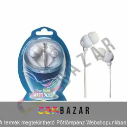 Fülhallgató Maxell Plugz Ear Bud Fehér