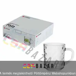 Üveg bögre 6 db-os 250 ml