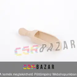 Fa fűszerkanál 7 cm