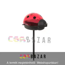 LED-es szolár lámpa katica hidegfehér 75 x 60 x 156 mm - több színben