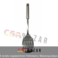 Palacsinta forgató, kiszedő lapát rozsdamentes acélból 33 cm